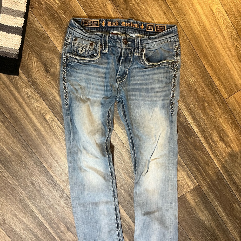 Rock Revival Blue jeans size 33